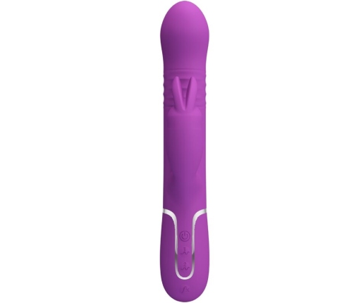 PRETTY LOVE - COALE 4 IN 1 MULTIFUNCTION RABBIT VIBRATOR  PURPLE