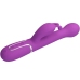 PRETTY LOVE - DEJON 3 IN 1 MULTIFUNCTION RABBIT VIBRATOR  PURPLE