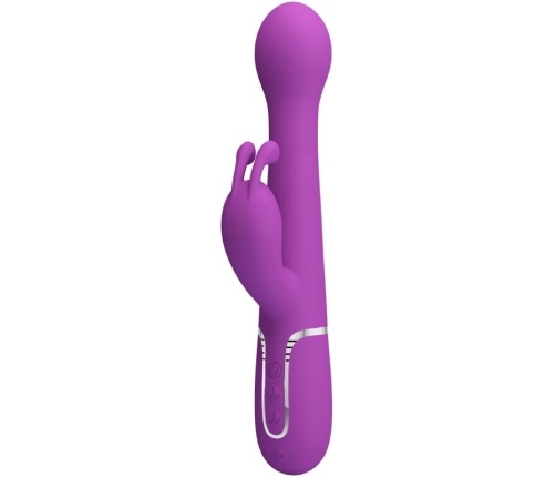 PRETTY LOVE - DEJON 3 IN 1 MULTIFUNCTION RABBIT VIBRATOR  PURPLE