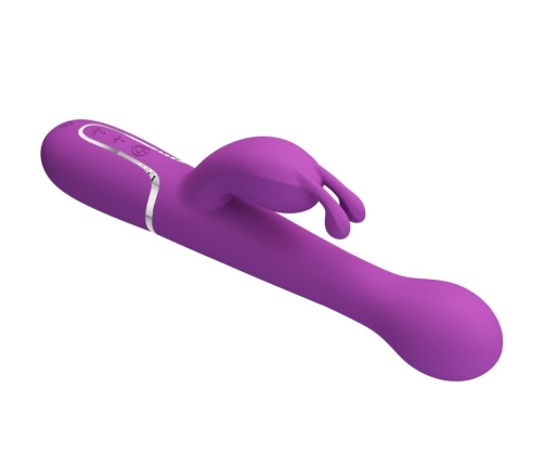 PRETTY LOVE - DEJON 3 IN 1 MULTIFUNCTION RABBIT VIBRATOR  PURPLE
