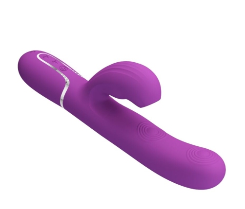 PRETTY LOVE - PERLITA 3 IN 1 MULTIFUNCTION RABBIT VIBRATOR  PURPLE