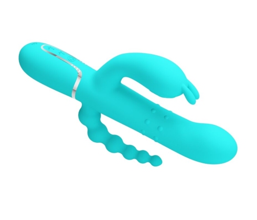 PRETTY LOVE - CAMMY 4 IN 1 MULTIFUNCTION TRIPPLE RABBIT VIBRATOR  BLUE