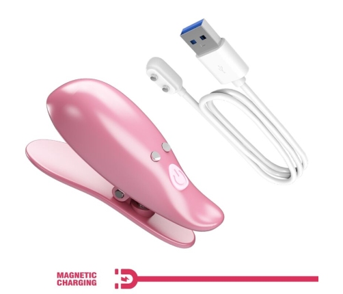 PRETTY LOVE - CAILEY NIPPLE CLAMPS 10 VIBRATIONS REMOTE CONTROL PINK