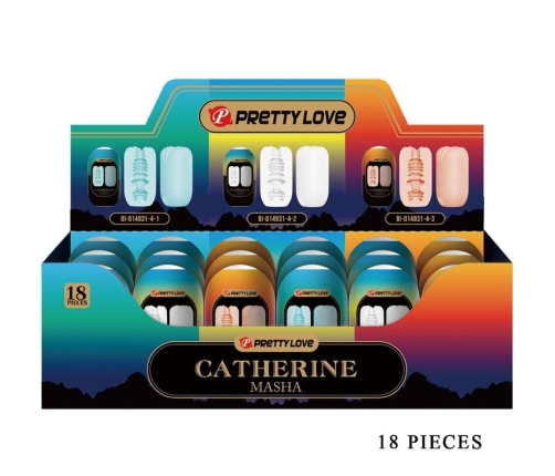 PRETTY LOVE - MASHA PACK 18 MASTRUBADORES MASCULINOS VARIOS