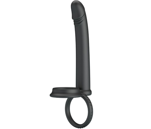PRETTY LOVE - DILLION DOUBLE PENETRATION DOUBLE COCK RING BLACK
