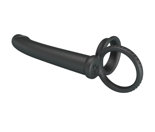 PRETTY LOVE - DILLION DOUBLE PENETRATION DOUBLE COCK RING BLACK