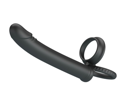 PRETTY LOVE - DILLION DOUBLE PENETRATION DOUBLE COCK RING BLACK