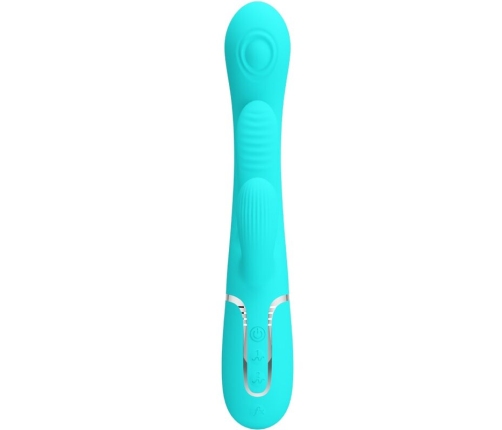 PRETTY LOVE - SHANIA TRIPLE VIBRADOR RABBIT MULTIFUNCIÓN 3 EN 1