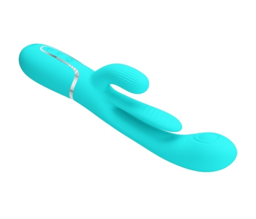 PRETTY LOVE - SHANIA TRIPLE VIBRADOR RABBIT MULTIFUNCIÓN 3 EN 1