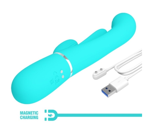 PRETTY LOVE - SHANIA TRIPLE VIBRADOR RABBIT MULTIFUNCIÓN 3 EN 1