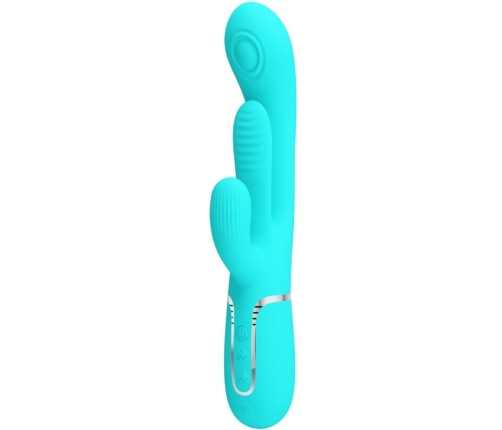 PRETTY LOVE - SHANIA TRIPLE VIBRADOR RABBIT MULTIFUNCIÓN 3 EN 1