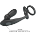 PRETTY LOVE - EMONI PENIS RING + ANAL PLUG 12 VIBRATIONS BLACK