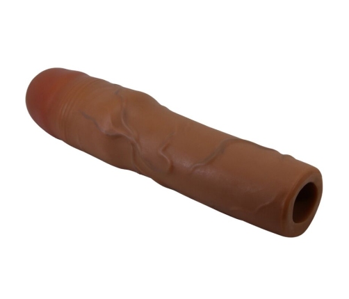 PRETTY LOVE - KYLIAN PENIS SLEEVE WITH 7.6 CM EXTENSION MULATTO