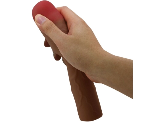 PRETTY LOVE - KYLIAN PENIS SLEEVE WITH 7.6 CM EXTENSION MULATTO