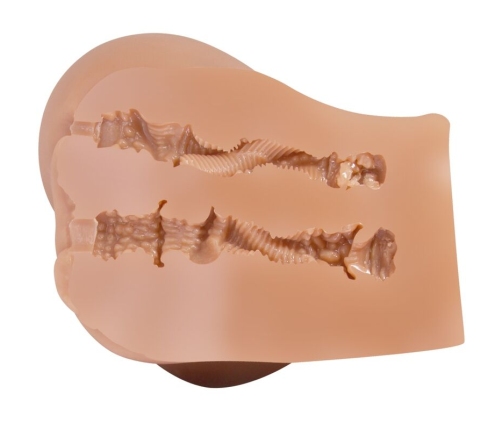 CRAZY BULL - EMILIA ASS VIBRATOR WITH REALISTIC VAGINA AND ANUS FLESH REMOTE CONTROL