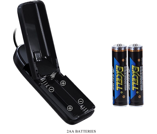 BAILE - BAHAMUT VIBRADOR REALÍSTICO 21.8 CM NATURAL CONTROL REMOTO