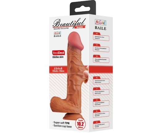 BAILE - BERGRISI REALISTIC DILDO 26 CM FLESH