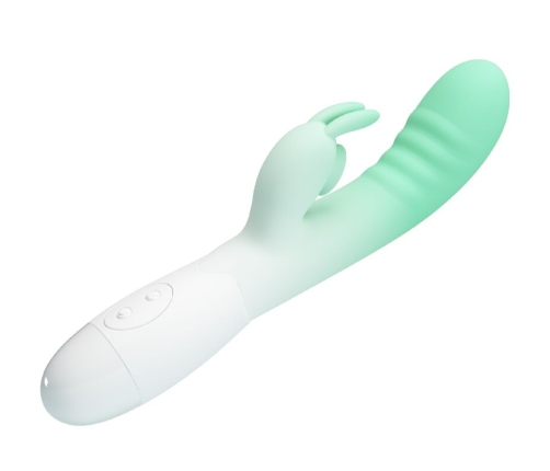 PRETTY LOVE - CERBERUS VIBRADOR RABBIT 3O VIBRACIONES VERDE