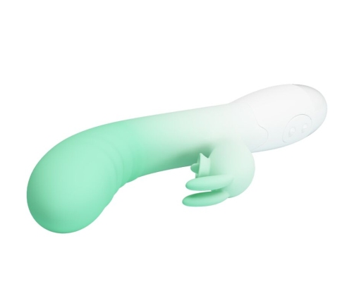 PRETTY LOVE - CERBERUS VIBRADOR RABBIT 3O VIBRACIONES VERDE