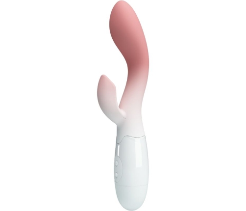 PRETTY LOVE - BRIGHTY G-SPOT VIBRATOR + CLITORIS STIMULATOR 30 VIBRATIONS PINK