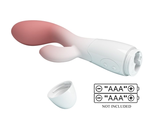 PRETTY LOVE - BRIGHTY G-SPOT VIBRATOR + CLITORIS STIMULATOR 30 VIBRATIONS PINK