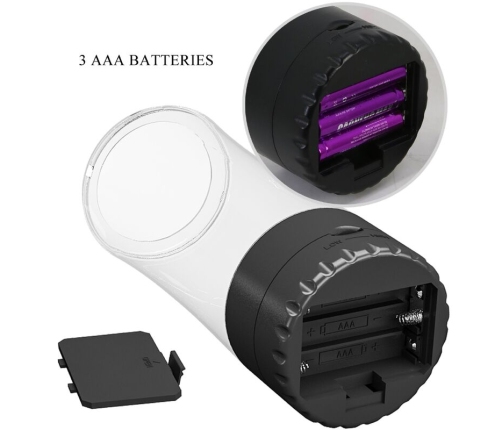 PRETTY LOVE - TAMARA MALE MASTURBATOR MULTI-SPEED VIBRATOR BLACK