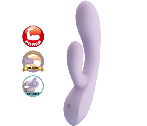 PRETTY LOVE - ROSOLYN RABBIT VIBRATOR 10 VIBRATIONS PURPLE