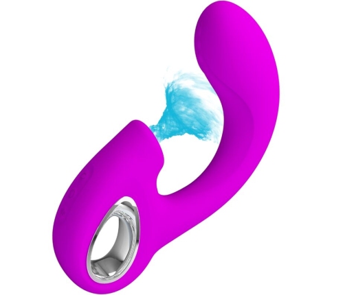 PRETTY LOVE - SIBEL SIBEL G-SPOT VIBRATOR + CLITORIS STIMULATOR 10 VIBRATIONS PURPLE