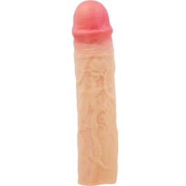 PRETTY LOVE - DEREK PENIS SLEEVE WITH 7.6 CM EXTENSION FLESH PRETTY LOVE - DEREK PENIS SLEEVE WITH 7.6 CM EXTENSION FLESH