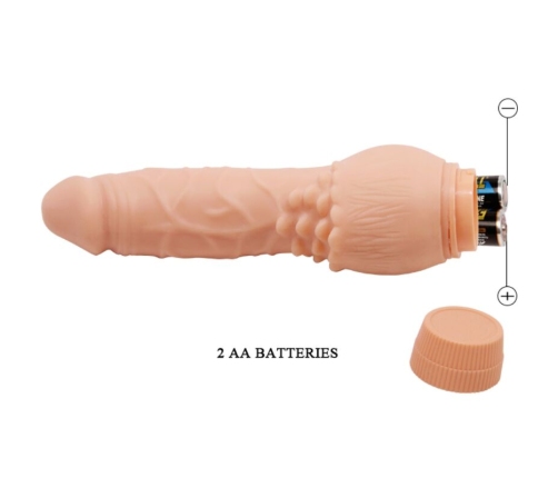 BAILE - BARBARA VIBRADOR REALÍSTICO 19.5 CM NATURAL