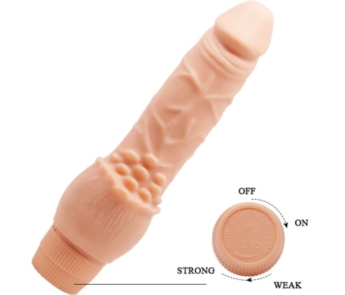 BAILE - BARBARA VIBRADOR REALÍSTICO 19.5 CM NATURAL