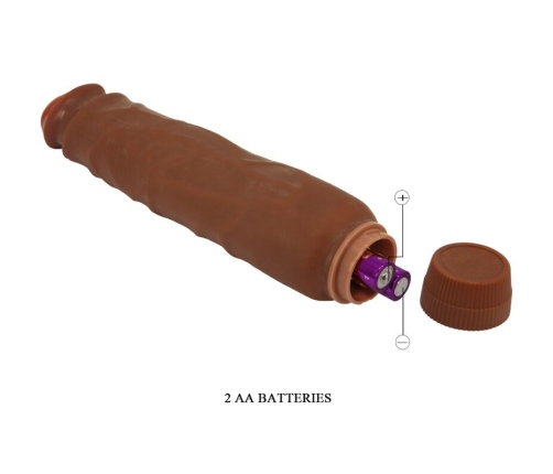 BAILE - JACK VIBRADOR REALÍSTICO 26 CM MULATO