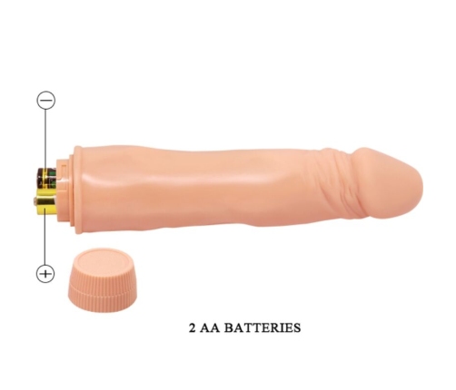 BAILE - DWARF VIBRADOR REALÍSTICO 21 CM NATURAL