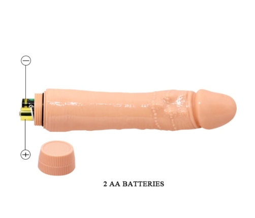 BAILE - DYBBUK VIBRADOR REALÍSTICO 24 CM NATURAL