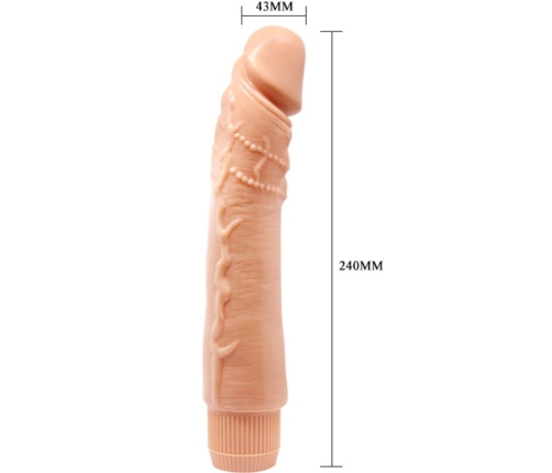 BAILE - DYBBUK VIBRADOR REALÍSTICO 24 CM NATURAL