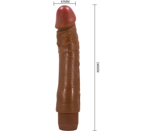 BAILE - DYBBUK REALISTIC VIBRATOR 24 CM MULATTO