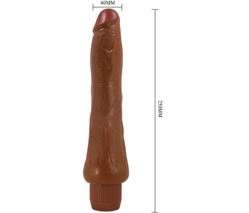 BAILE - DRYAD REALISTIC VIBRATOR 25 CM MULATTO
