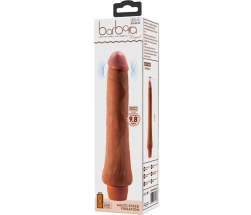 BAILE - DRYAD REALISTIC VIBRATOR 25 CM MULATTO