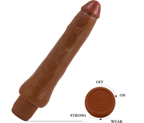 BAILE - DRYAD REALISTIC VIBRATOR 25 CM MULATTO