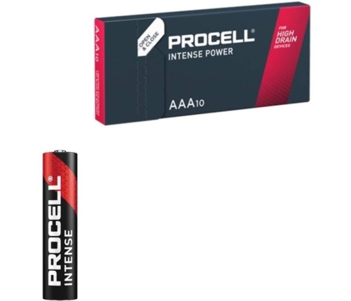 PROCELL - INTENSE POWER ALKALINE LR03 AAA 1.5V BOX*10