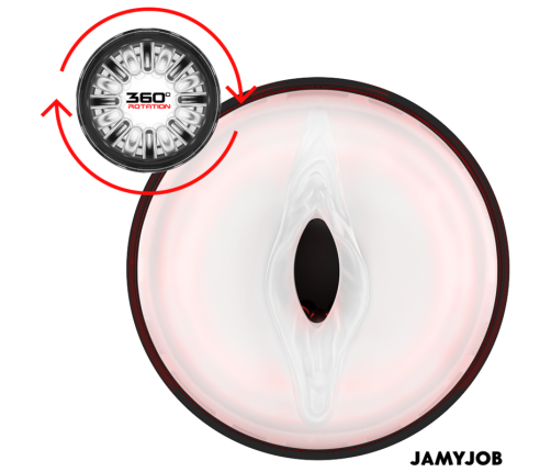 JAMYJOB - STORM MASTURBADOR VAGINA AUTOMÁTICO 10 MODOS ROTACIÓN Y EMPUJE
