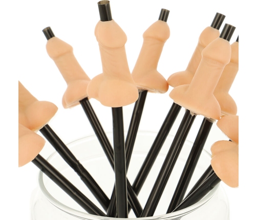 DIABLO PICANTE - BAG OF 10 NATURAL PENIS STRAWS