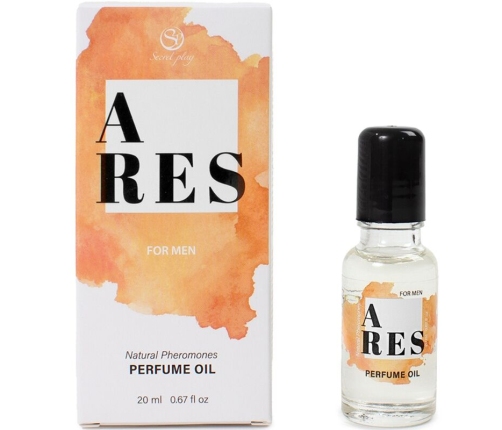 SECRETPLAY - ARES PERFUME NATURAL FEROMONAS EN ACEITE PARA HOMBRE 20 ML