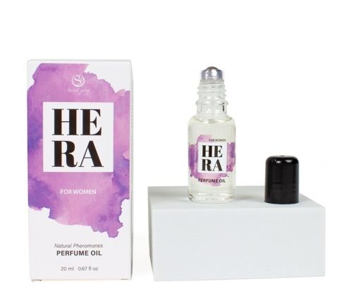 SECRETPLAY - HERA PERFUME NATURAL FEROMONAS EN ACEITE PARA MUJER 20 ML