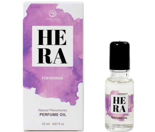 SECRETPLAY - HERA PERFUME NATURAL FEROMONAS EN ACEITE PARA MUJER 20 ML
