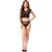 LIVCO CORSETTI FASHION - ELIN LC 20212 BRA + PANTIES BLACK  L/XL