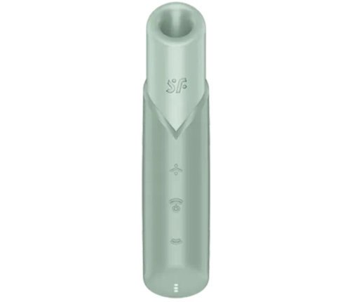 SATISFYER - NAUGHTY KISS WAVE CLITORIS STIMULATOR AQUAMARINE
