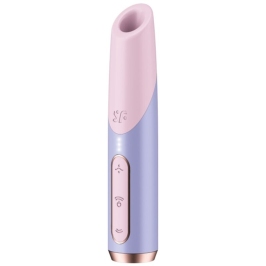 SATISFYER - BOLD KISS WAVE CLITORIS STIMULATOR PINK / VIOLET SATISFYER - BOLD KISS WAVE CLITORIS STIMULATOR PINK / VIOLET