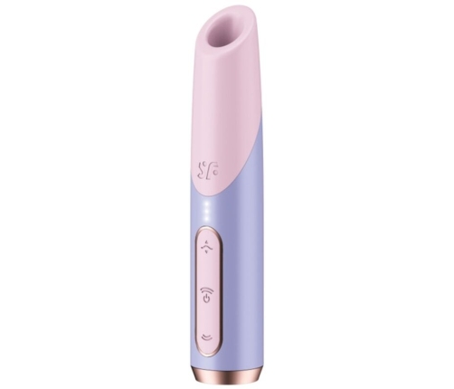 SATISFYER - BOLD KISS WAVE CLITORIS STIMULATOR PINK / VIOLET