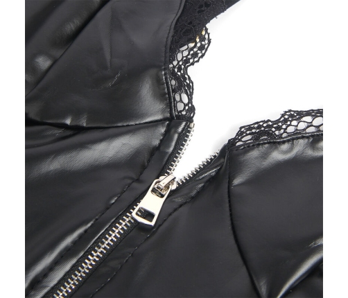SUBBLIME - 955465 BLACK LEATHER ZIPPER BODY L/XL